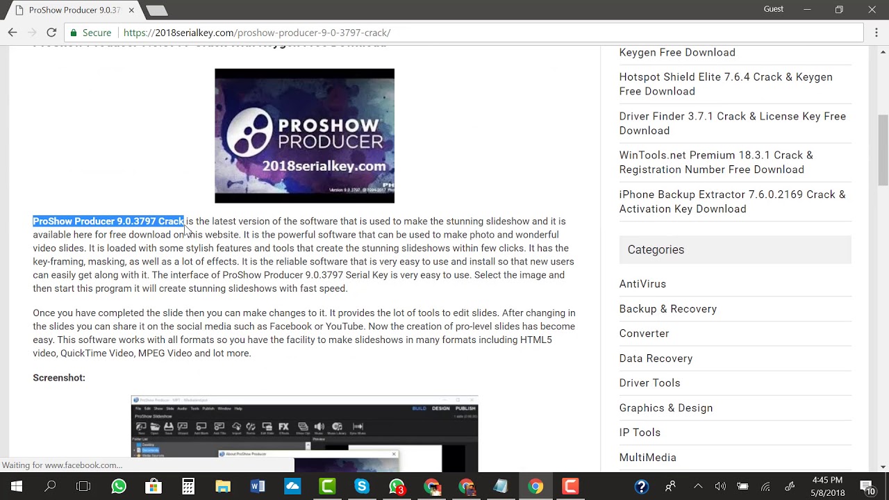proshow producer 5.0.3410 serial key